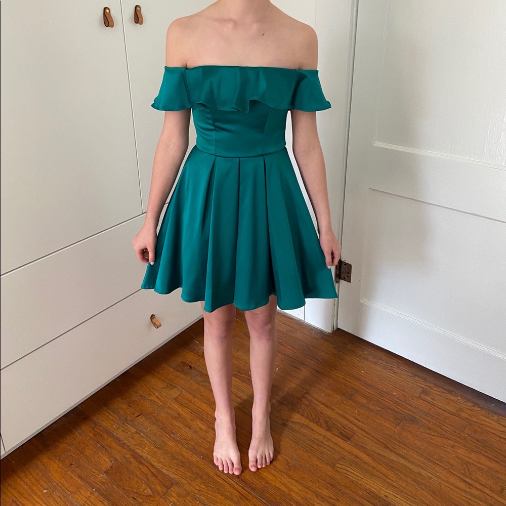 Green Short Formal Dress